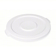 Rubbermaid FG264560WHT Trash Can Top BRUTE(R), Round, Flat, For 44 gal Cntnr Cap, Plastic