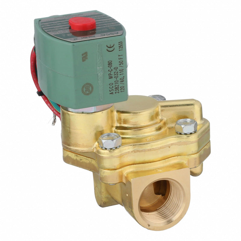 Redhat 8221G005 Solenoid Valve, 2-Way, Normally Closed, 3/4 in Pipe Size, 110V AC/120V AC, Slow-Closing