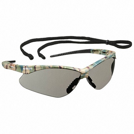 Kleenguard 22609 Safety Glasses Gray Lens, Half-Frame, Camouflage Frame, V30 Nemesis(TM) Series