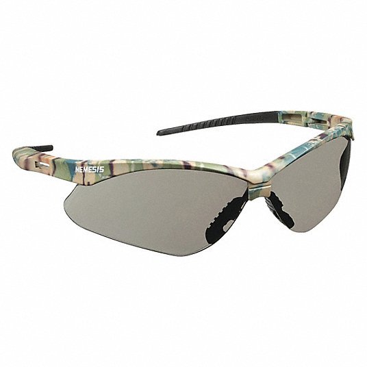 Kleenguard 22609 Safety Glasses Gray Lens, Half-Frame, Camouflage Frame, V30 Nemesis(TM) Series