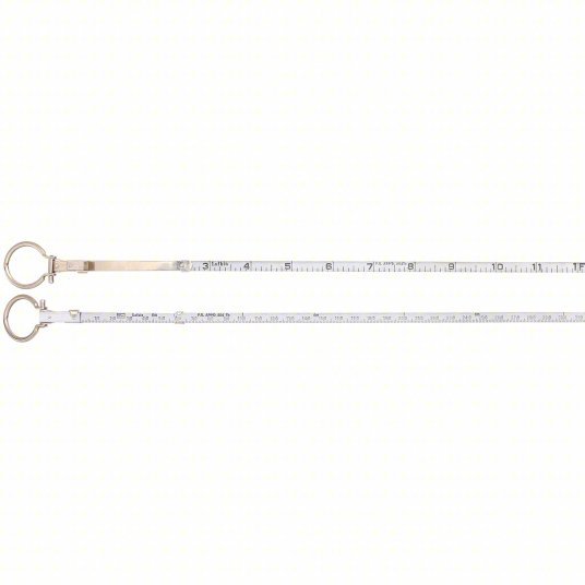 Crescent Lufkin C2276MEN Surveyors Tape Measure Manual, Metric/SAE, 100 ft / 30 m, 1/8 in/1 mm