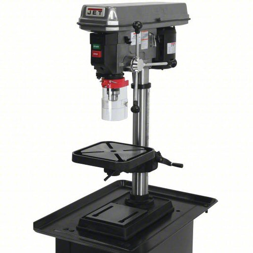 JET 354401 Bench Drill Press Belt, Fixed Speed, 200 RPM – 3,630 RPM, 15 in Swing, 115/230V AC, 9/4.5 A