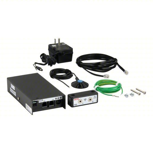 SCS 724 Wrist Strap Workstation Monitor Audio Beep/Visual LED, 2 Wrist Straps Monitored
