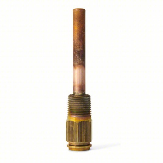 Honeywell 121371B Immersion Well Mounting Flange, Copper, Copper, 3/4 in External Thread Size
