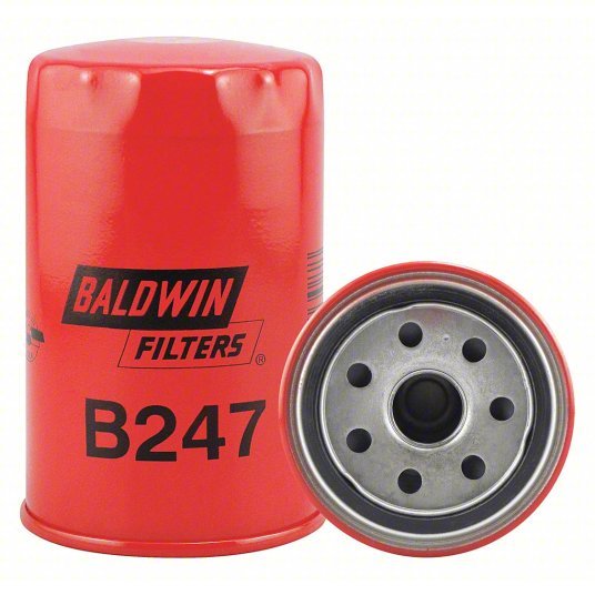 Baldwin B247 Oil Filter M20 x 1.5 mm Thread Size - Automotive Filters, 4 13/16 in Lg, Oil