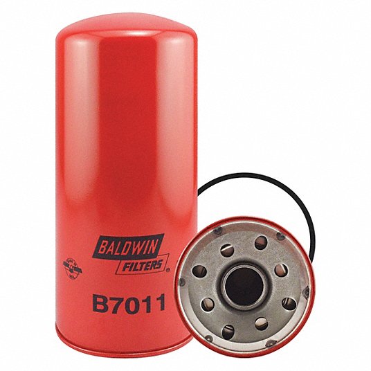 Baldwin B7011 Hydraulic/Oil Filter Hydraulic Fluid, 1 1/2"-16 Thread Size, Spin-On, Cellulose