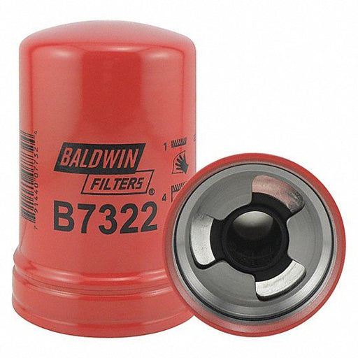 Baldwin B7322 Oil Filter LF16243, M92 x 2.50 Thread Size, 5 15/16 in Overall Ht, Oil