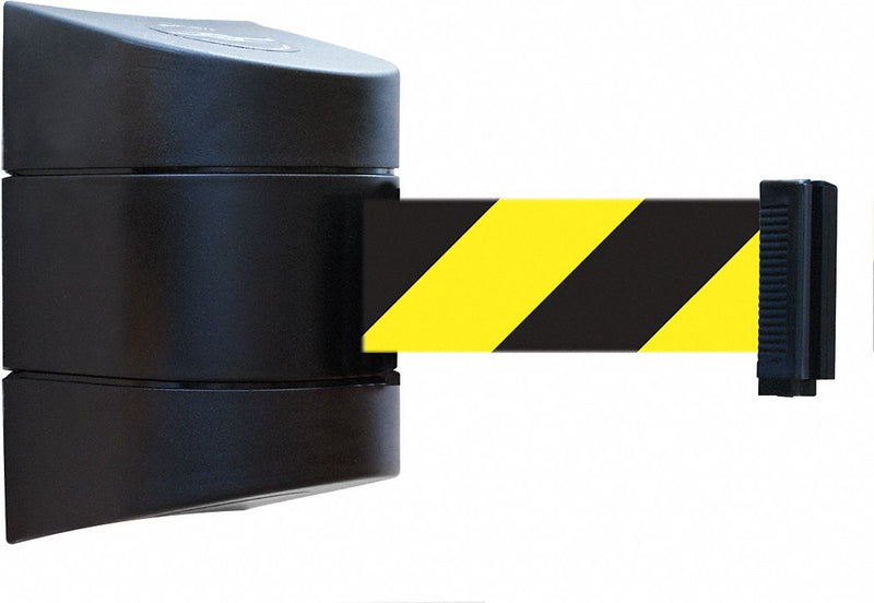 Tensabarrier Retractable Belt Barrier 24 ft Yellow Frame