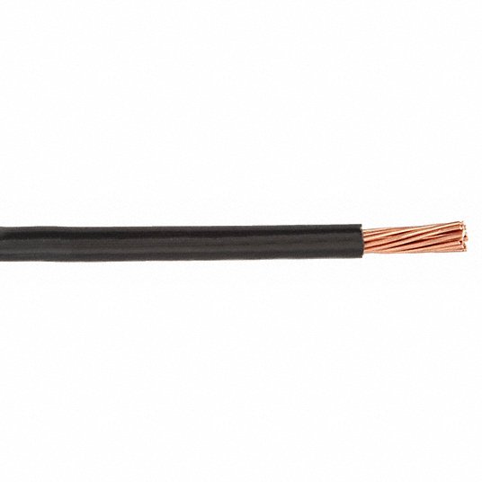 Southwire 20493301 Building Wire, THHN, 6 AWG, 500 ft, Black, Nylon Jacket, PVC Insulation - Redwood.KV3ZK49