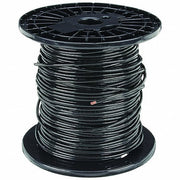 Southwire 20493301 Building Wire, THHN, 6 AWG, 500 ft, Black, Nylon Jacket, PVC Insulation - Redwood.KV3ZK49