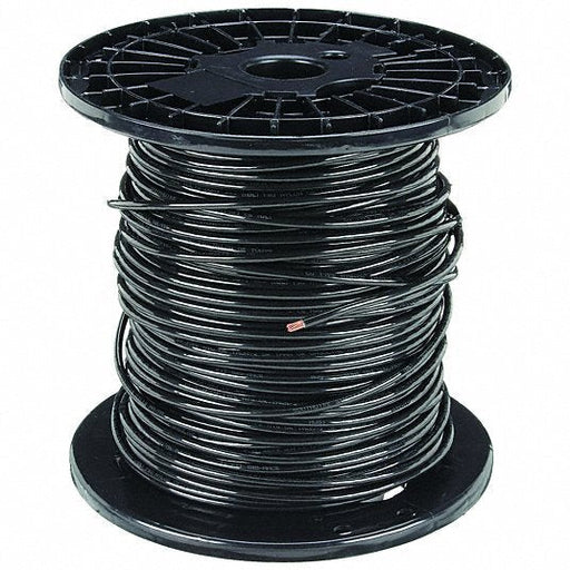 Southwire 20493301 Building Wire, THHN, 6 AWG, 500 ft, Black, Nylon Jacket, PVC Insulation - Redwood.KV3ZK49