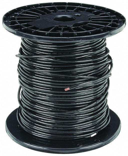 Southwire 20488312 SIMpull THHN Copper 8 AWG Stranded Black 500 ft Building Wire