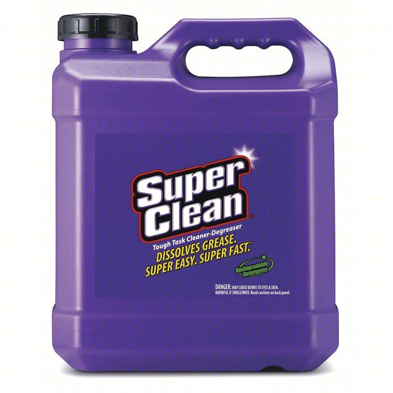 Superclean 101724 Cleaner/Degreaser, Water-based Parts Washer, Jug, 2.5 gal, Ready to Use, Nonflammable, Citrus PK2