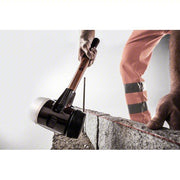 Halder Simplex 3026050 Soft Face Hammer Plastic/Rubber, 2 1/2 lb Head Wt, 2 in Tip Dia, 15 in Overall Lg, Replaceable Tips