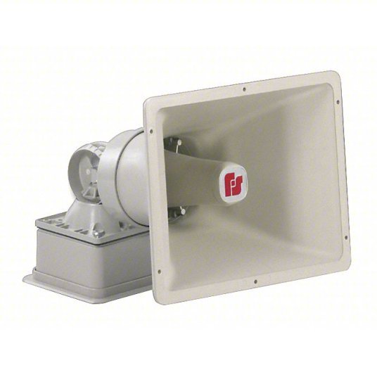 Federal Signal SST3-MV Speaker 24V DC, Indoor/Outdoor, Pivot/Swivel, 14.5 in Ht, 12.1094 in Wd