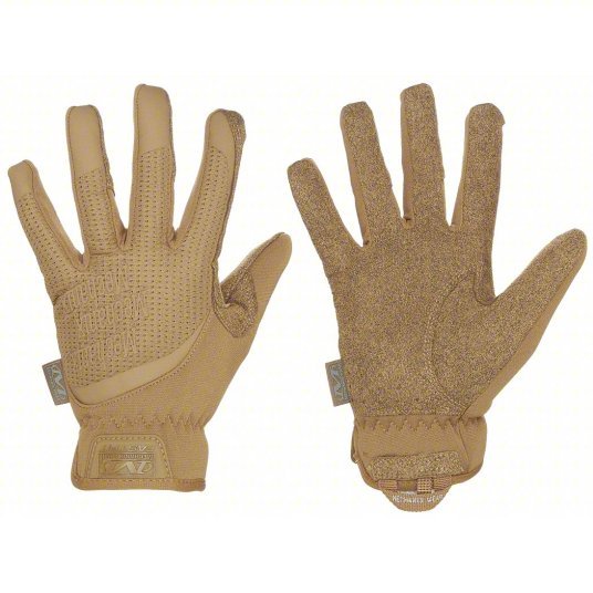 Mechanix FFTAB-72-009 Tactical Glove TrekDry(R), Synthetic Leather, Tricot, Coyote Tan, M, 8 in Lg, 1 PR