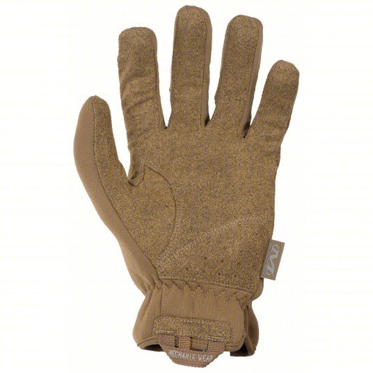 Mechanix FFTAB-72-009 Tactical Glove TrekDry(R), Synthetic Leather, Tricot, Coyote Tan, M, 8 in Lg, 1 PR