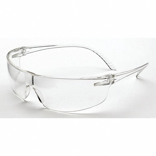 Honeywell Uvex SVP200 Safety Glasses, Wraparound Clear Polycarbonate Lens, Scratch-Resistant PK10