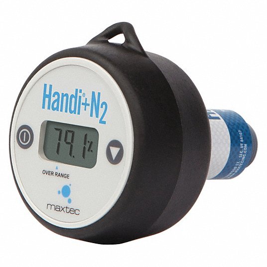 Maxtec R218P05 Nitrogen Analyzer 99.9% Measurement % - Max, N2, 3 1/2 in D 2 7/16 in W 3 3/16 in H