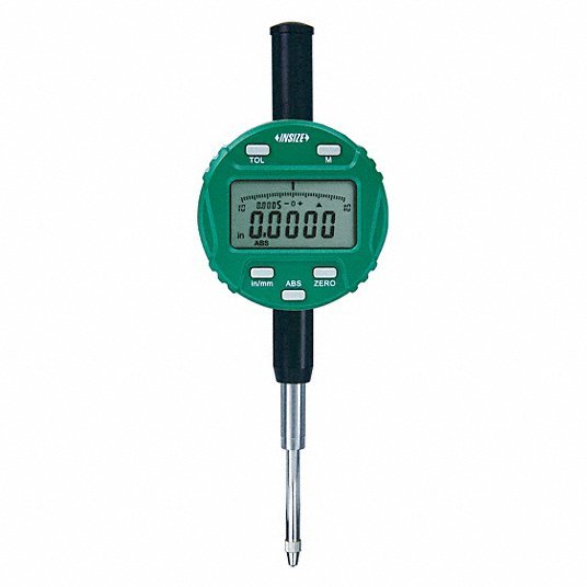 Insize 2104 - 10E Digital Indicator Inch/Metric, +/ - 0.0015 in Accuracy, 0.01 mm_0.0005 in Resolution, Plunger - Redwood.KV408P64