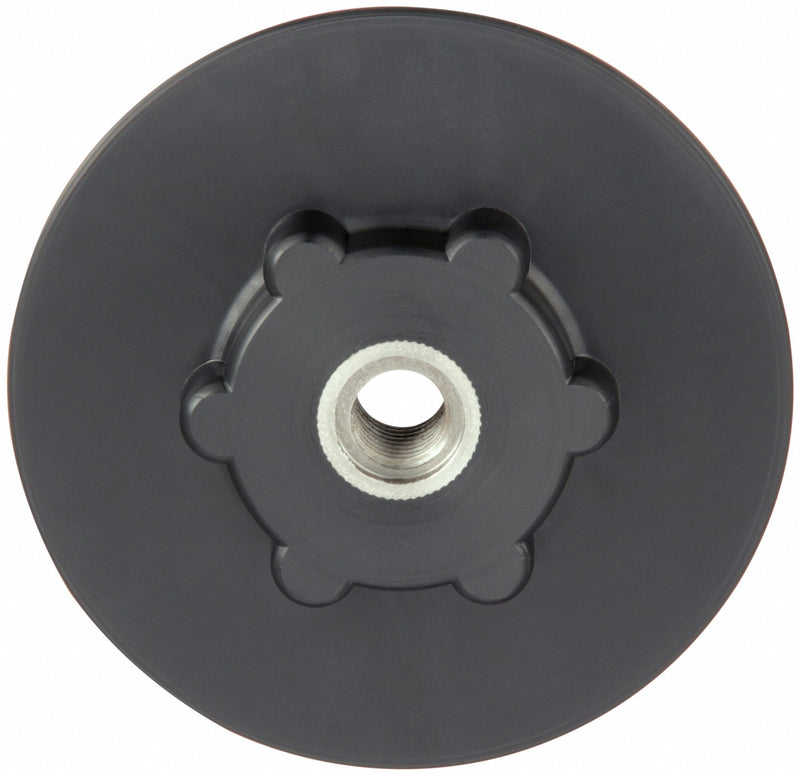 3M 11823 Fiber Disc Pad Hub, 5/8"-11, 4 1/2 in Dia, Black