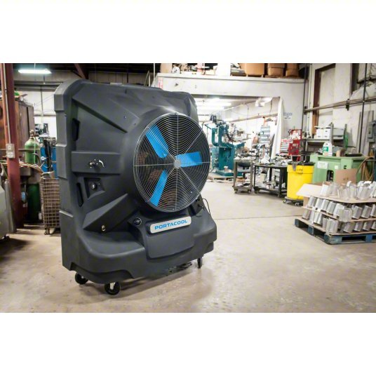 Portacool PACJS2601A1 Portable Evaporative Cooler 36 in Blade Dia, 3125 sq ft, 12,500 cfm, 115V AC /5-15P