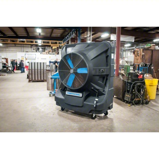 Portacool PACJS2601A1 Portable Evaporative Cooler 36 in Blade Dia, 3125 sq ft, 12,500 cfm, 115V AC /5-15P