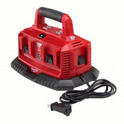 Milwaukee 48-59-1806 Battery Charger, Multi-Port Sequential Charging, For 18V, Li-ion, Std, 120V
