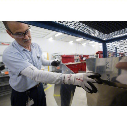 Hyflex 11-735 Coated Gloves L (9), ANSI Cut Level A4, Palm, Dipped, Polyurethane, Sandy, 1 PR