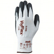 Hyflex 11-735 Coated Gloves 2XL (11), ANSI Cut Level A4, Palm, Dipped, Polyurethane, Sandy, 1 PR