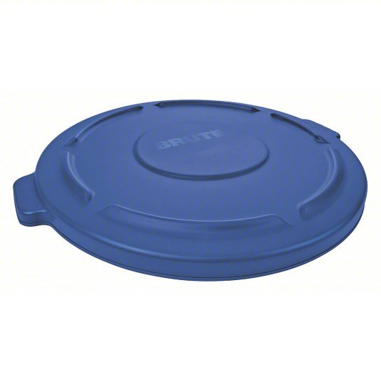 Rubbermaid 1779636 Trash Can Top BRUTE(R), Round, Flat, For 44 gal Cntnr Cap, Plastic