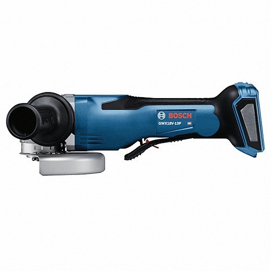 Bosch GWX18V-13PN Angle Grinder 5 in_6 in Wheel Dia, Brushless Motor, 18V DC, Std Head, Barrel Grip Grip, Tool Only