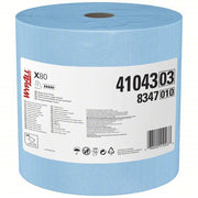 Kimberly-Clark 41043 Dry Wipe Roll Jumbo Perforated Roll, Super Heavy Absorbency, Blue