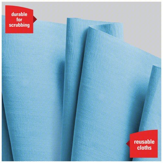 Kimberly-Clark 41043 Dry Wipe Roll Jumbo Perforated Roll, Super Heavy Absorbency, Blue