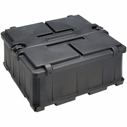 Noco HM485 Battery Box Commercial Vehicles, Group 8D Fits Battery Size Group, 21 in Inside Lg, Plastic