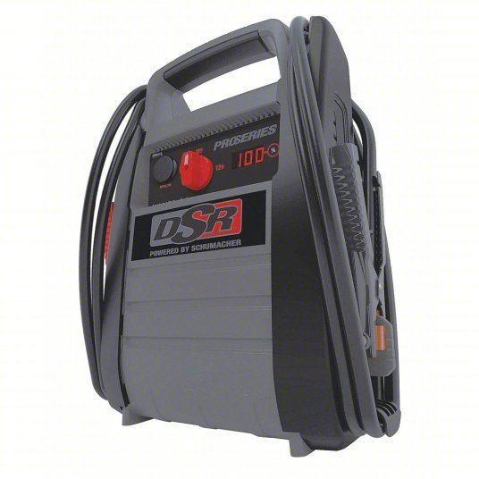DSR DSR116 Battery Jump Starter Boosting, For 12 V DC Battery Volt, 0.3 A @ 12V, 350 A @ 12V