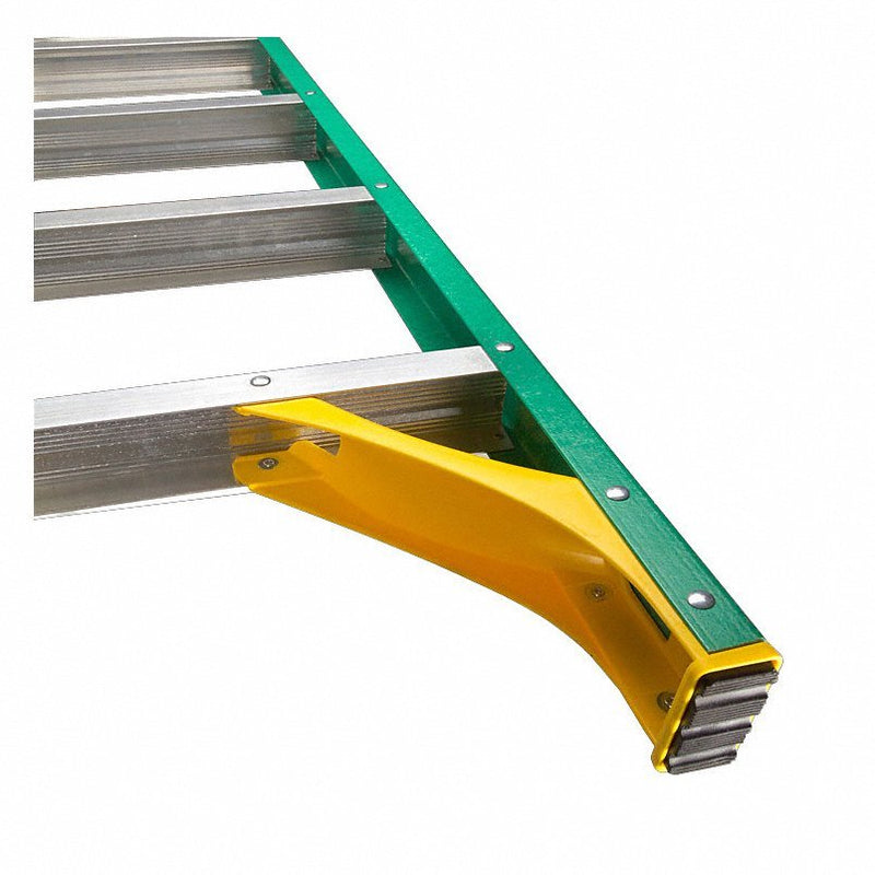 Werner 5906 Stepladder 6 ft Ladder Ht, 5 Steps, 225 lb, 41 1/8 in Base Spread, 41 in Bottom Wd