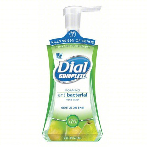 Dial 02934 Foam, 7.5 oz, Pump Bottle, Fresh Pear Fragrance, Antibacterial, 8 PK