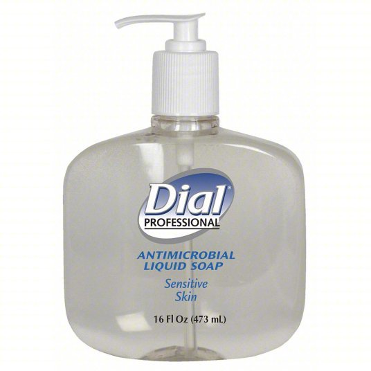 Dial 80784 16 oz. Liquid Hand Soap Pump Bottle, PK 12