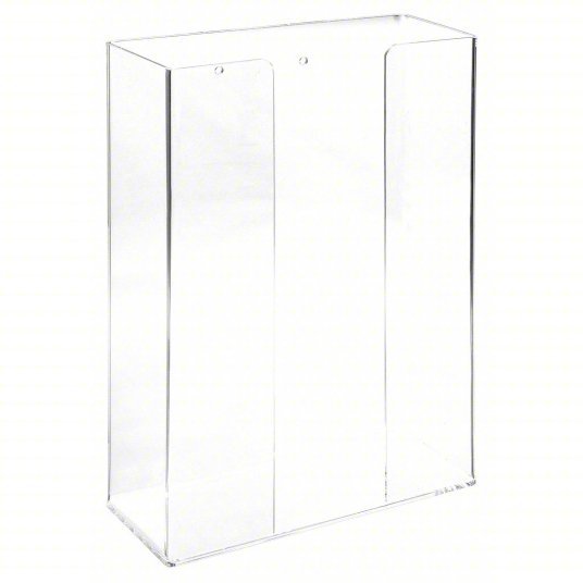 Brady GD03 Glove Dispenser Acrylic, Clear, 10 7/8 in Wd, 4 1/8 in Dp