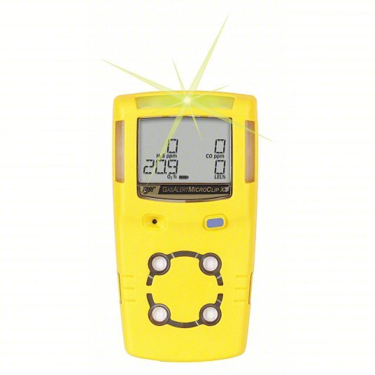Honeywell MCX3-XWHM-Y-NA Multi-Gas Detector IP68, BW MicroClip, Sampling Pump, Rechargeable Lithium