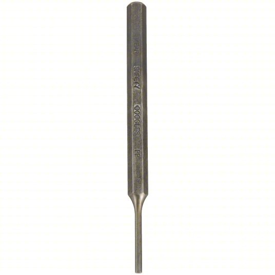 Mayhew 71001 Pin Punch 4-1/2in L 3/32in Tip Steel