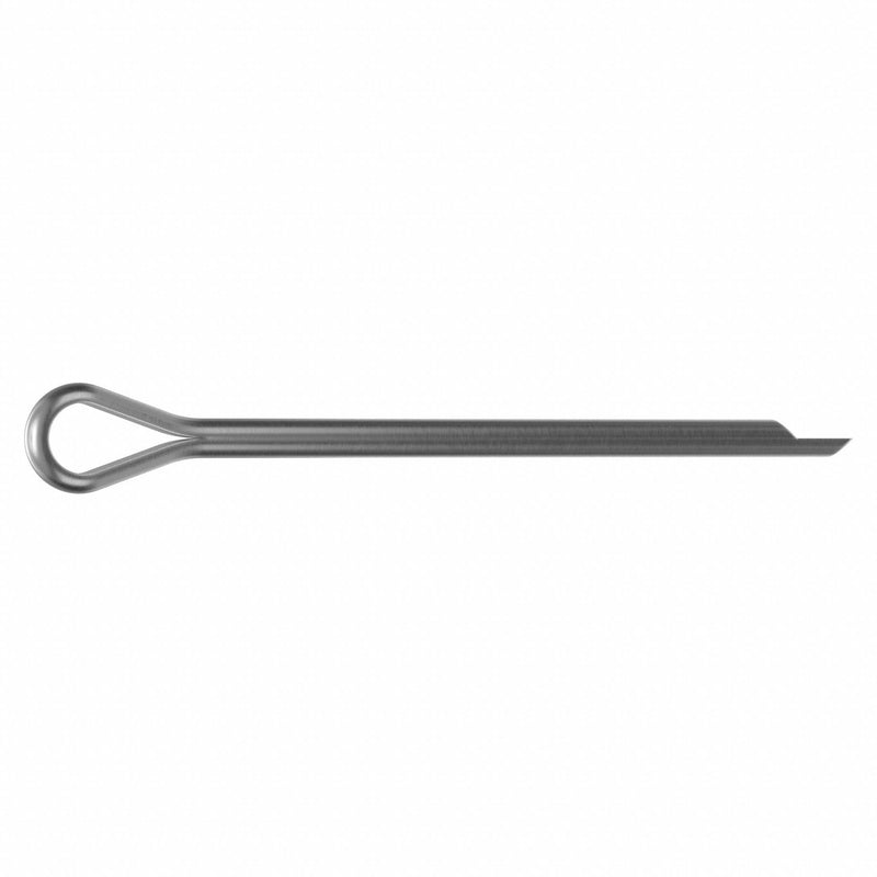 Approved Vendor U51700.025.0400 Cotter Pin, 0.25 in dia, 4 in L, PK25, Extended Prong, Inch, 1/4 in Pin Dia, 4 in Shank Lg, 18-8,  25 PK