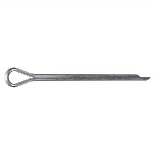 Fabory M39350.080.0125 Cotter Pin Extended Prong, Metric, 8 mm Pin Dia, 145 mm Shank Lg, Steel, Ungraded, 10 PK