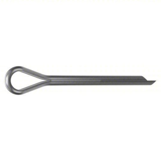 Redwood M51700.050.0050 Cotter Pin Extended Prong, Metric, 5 mm Pin Dia, 55 mm Shank Lg, Stainless Steel, 18-8, Plain, 5 PK