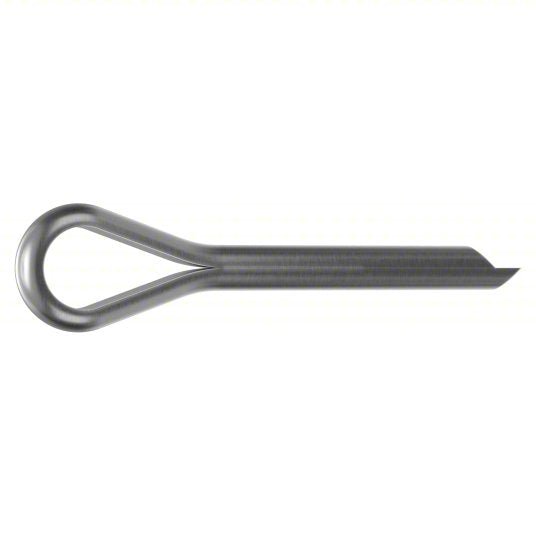 Redwood M51700.063.0040 Cotter Pin Extended Prong, Metric, 6.3 mm Pin Dia, 44 mm Shank Lg, Stainless Steel, 18-8, 5 PK