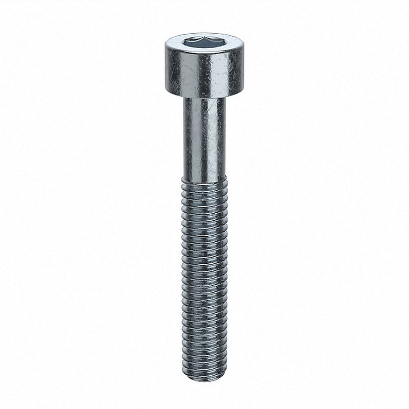 Redwood U07041.019.0125 #10-32 Socket Head Cap Screw, Zinc Plated Steel, 1-1/4 in L, 100 PK