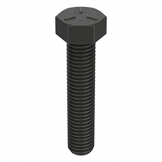 Fabory U01010.062.0275 Hex Tap Bolt Steel, Grade 5, Black Oxide, 5/8"-11, Coarse, 2 3/4 in lg, Globally Sourced, 5 PK