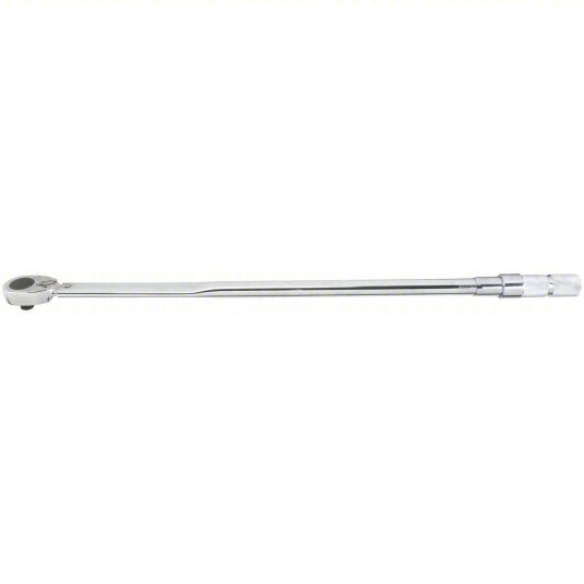 Proto J6020AB Micrometer Torque Wrench Foot-Pound, 3/4 in Drive Size, 120 ft-lb to 600 ft-lb, Std, Adj
