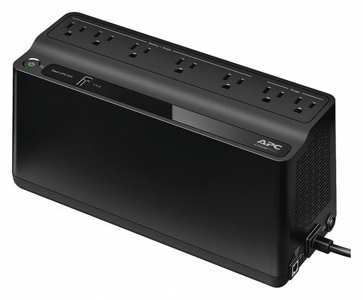 Apc BE600M1 System, Single Phase, 600 VA Power Rating, 120 V Input, 120 V Output